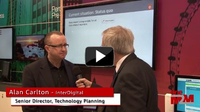 Alan Carlton, InterDigital, at Mobile World Congress 2015